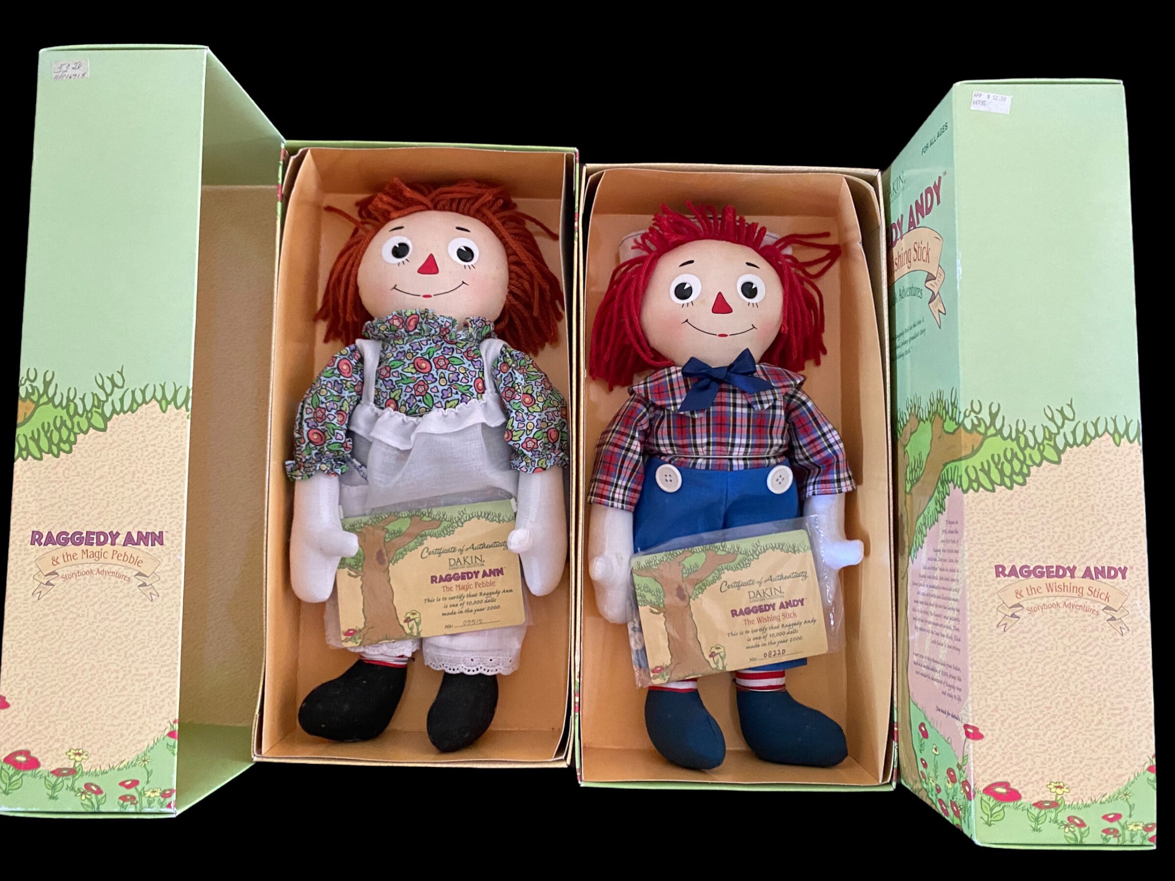 NEW Raggedy Ann Gift Wrapping Paper Boxes or Paper Gift Bags 