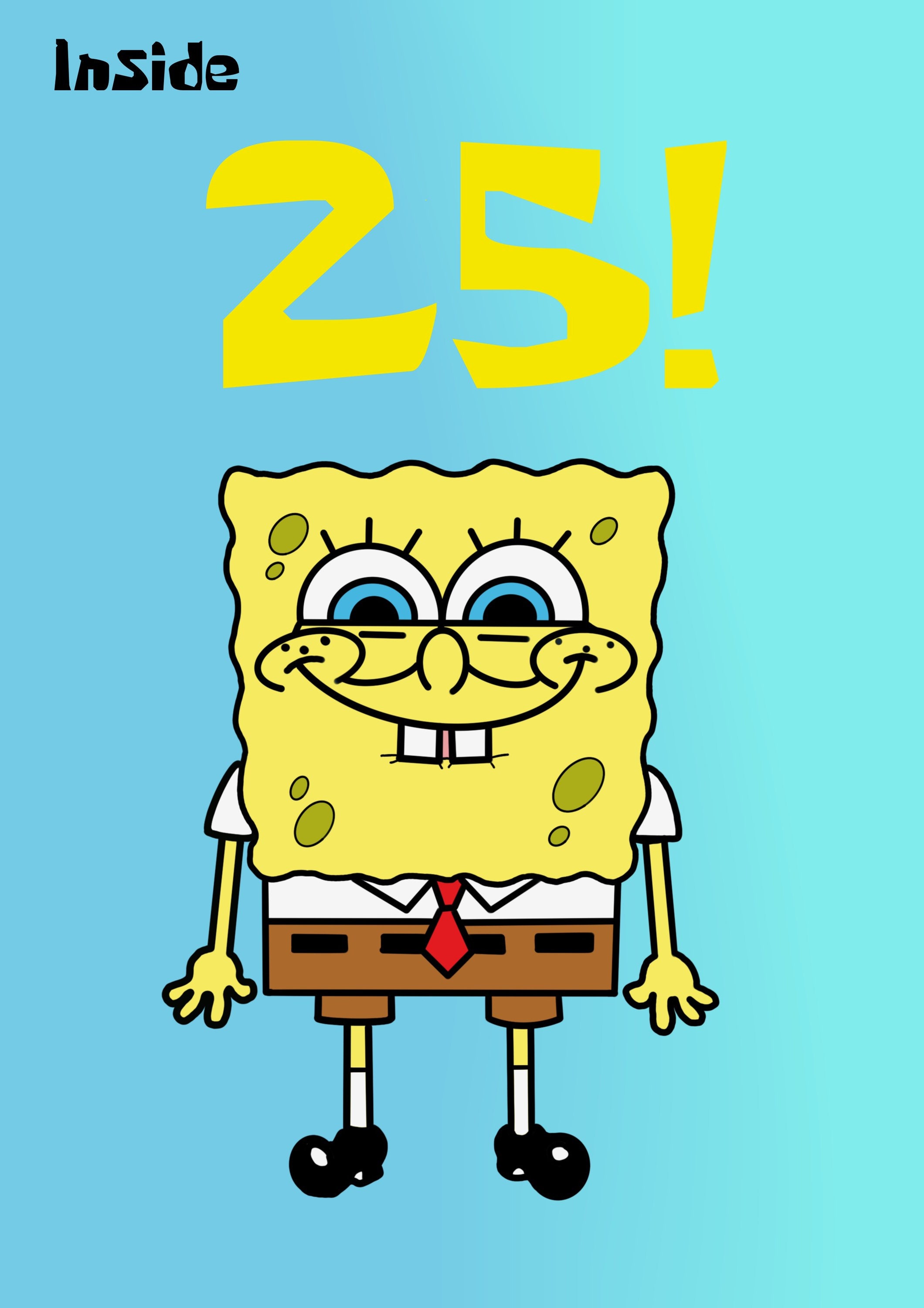 25. Geburtstagskarte Spongebob Meme wollen sie wissen was Etsy