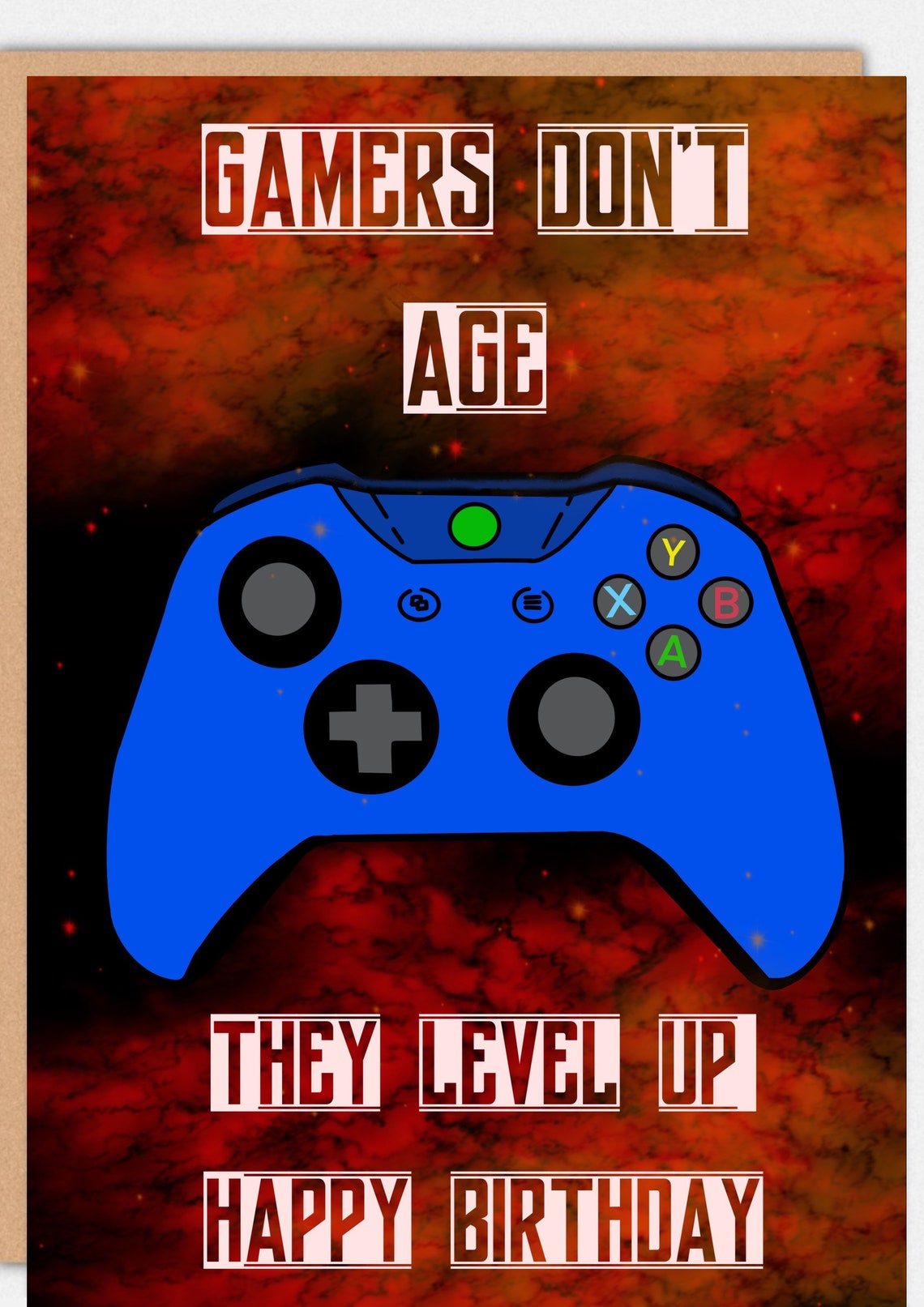 Gaming Geburtstagskarte Gamer Geburtstagskarte Gamer | Etsy