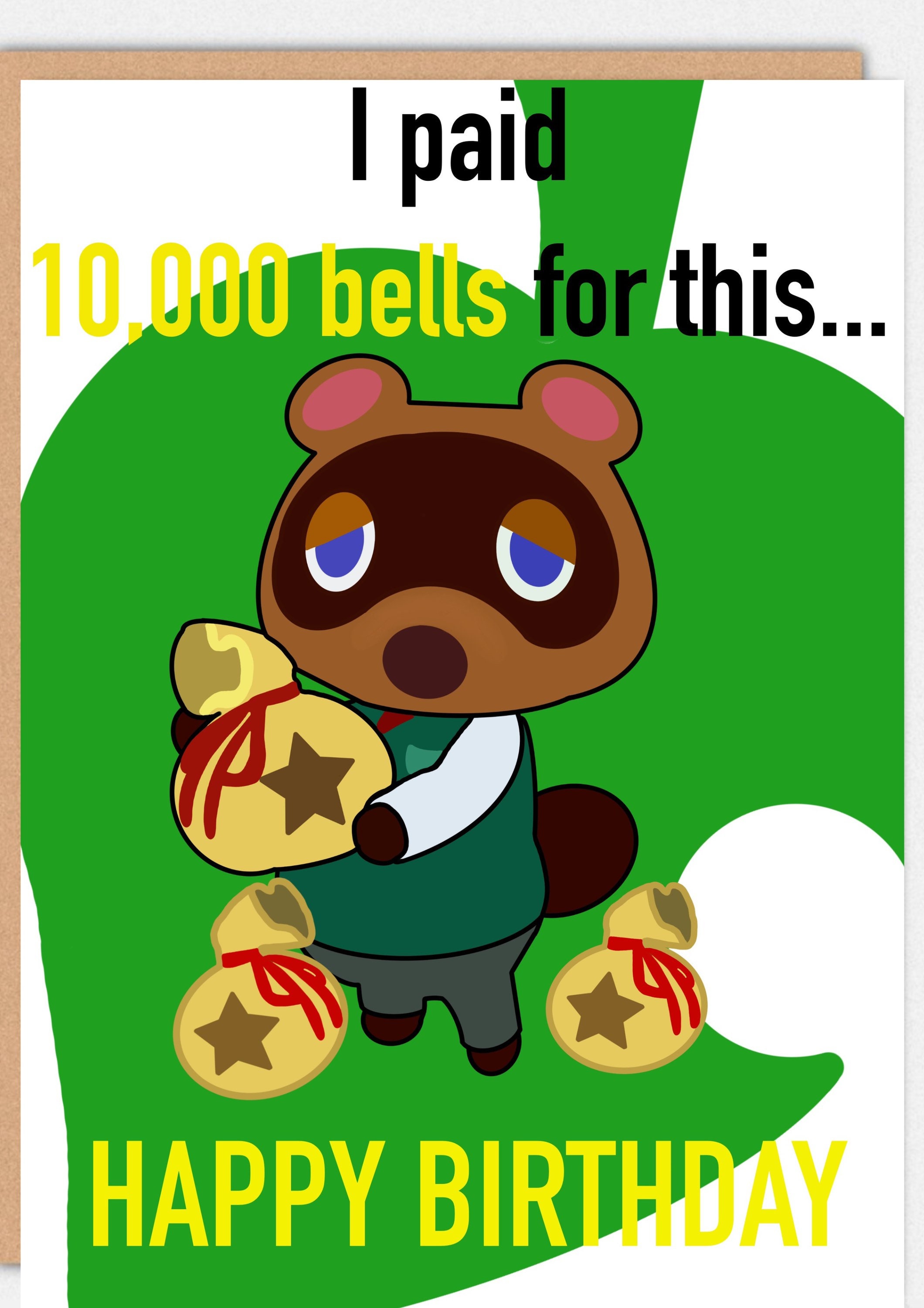 animal-crossing-birthday-card-gaming-birthday-card-animal-etsy