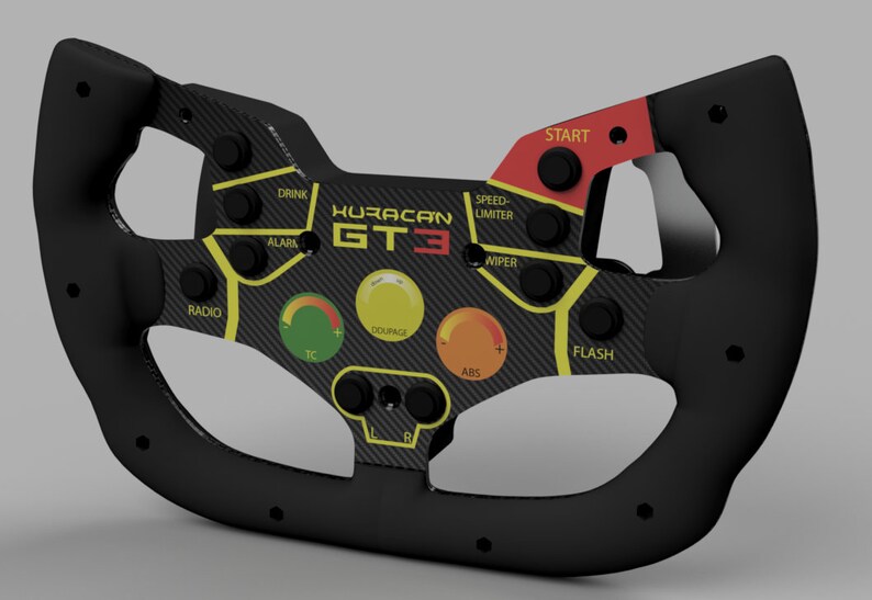 Huracan GT3 steering wheel guide Etsy