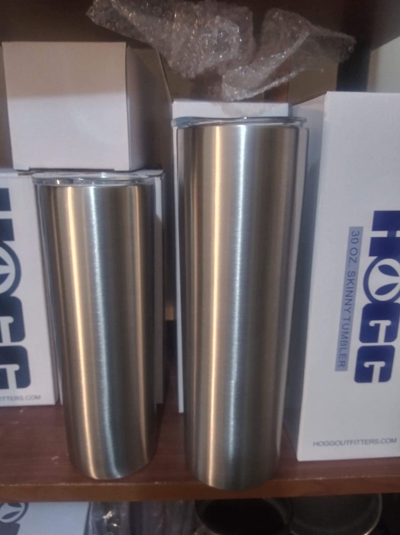 Free Personalized Name Golfing, Golfers Tumbler Sublimated Tumbler with Customized Stainless Steel Duo 15oz Duo Skinny Tumbler