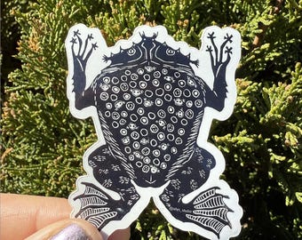 Suriname Toad Sticker