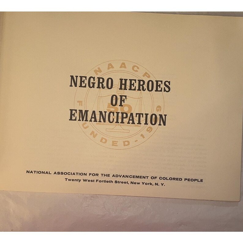 Heroes Of Emanzipation NAACP 1964 Mildred Bond - Softcover - Vintage Bild 3