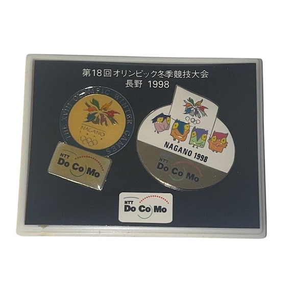 1998長野オリンピック ピンバッジ/IBM 3 pin set 1998長野オリンピック ピンバッジ/IBM 3 pin set 美術品・アンティーク