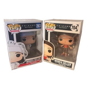 Funko Pop! Television:  Friends Monica Geller Vinyl Figure #704 #263 Lot of 2