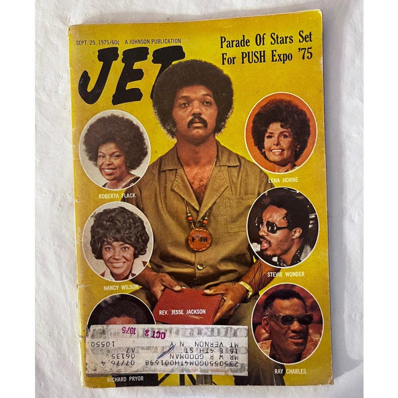 Vintage JET Magazines - September 25, 1975 - PUSH Expo ‘75 Jesse ...