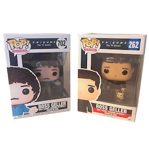 Funko Pop! Television:  Friends ROSS CELLER Vinyl Figure #262 #702 Lot of 2