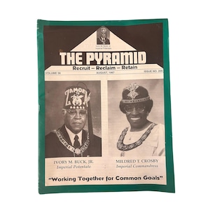 The Pyramid August 1997 Issue 205 AEAONMS Prince Hall Shriners Magazine