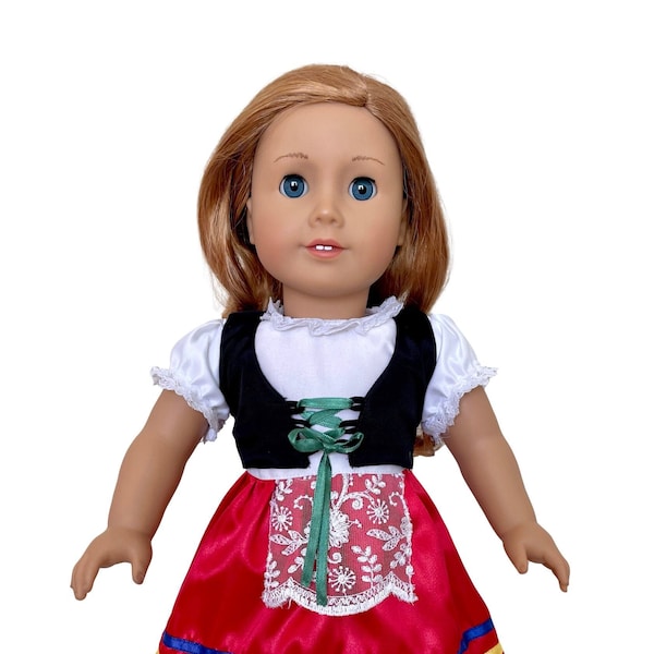 Custom 3pc Italy tarantella dress for baby, Italian folk dance, celebrate cultures for baby Girl