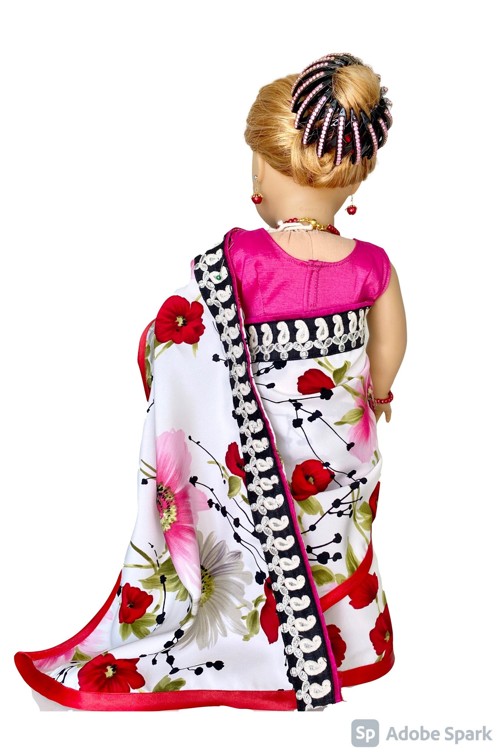 18 Doll Indian saree sari & blouse outfit for any 18 inch Etsy