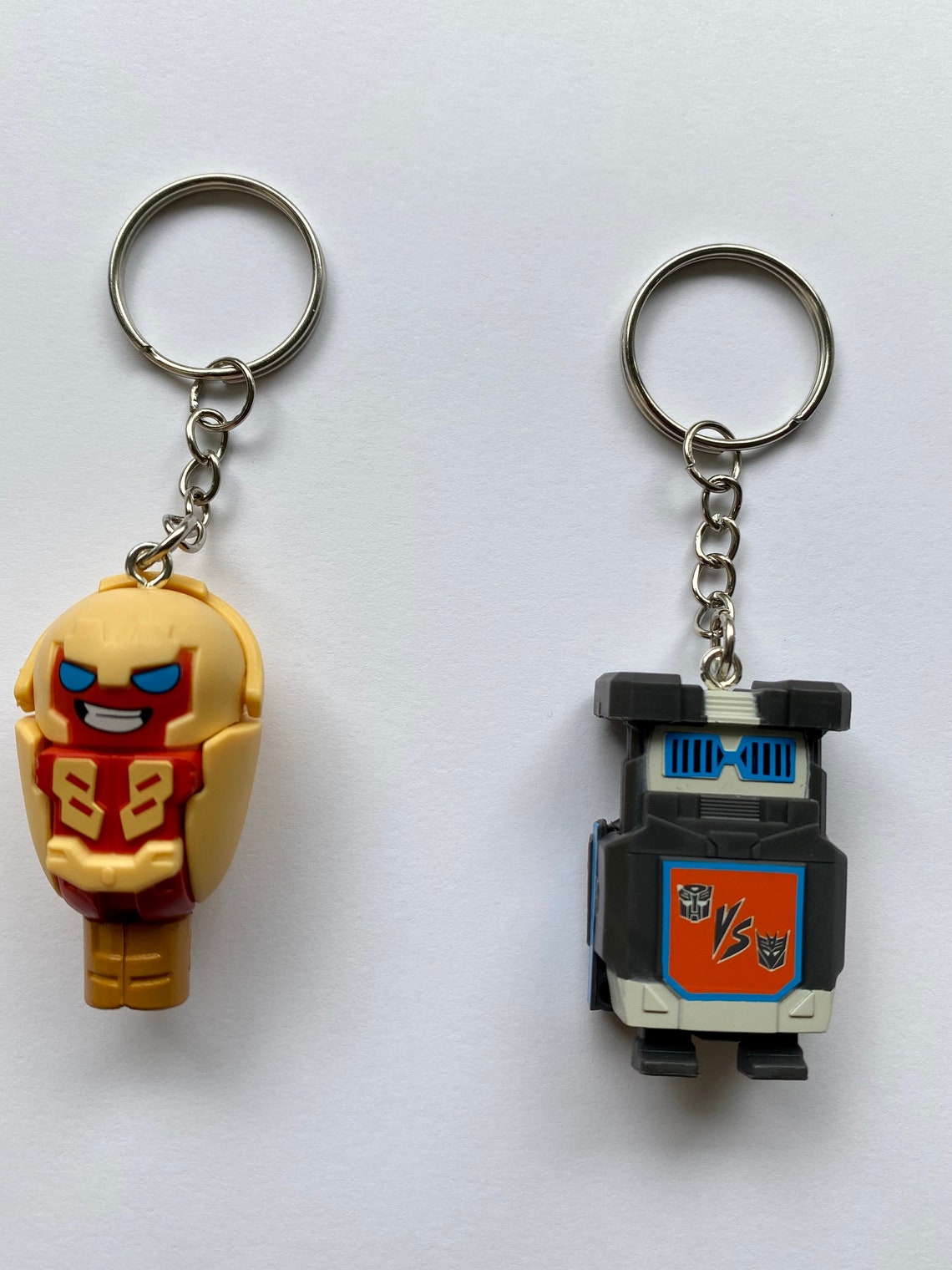Transformers Inspired Toy Keychains Etsy