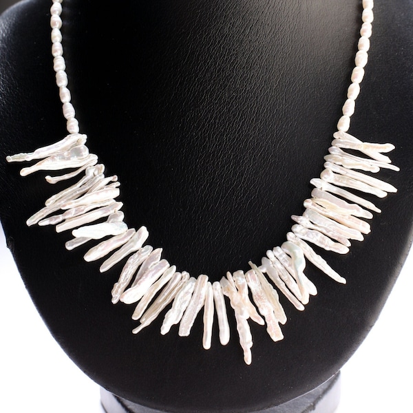 Biwa Freshwater Pearl Strand Sterling Silver main image 0