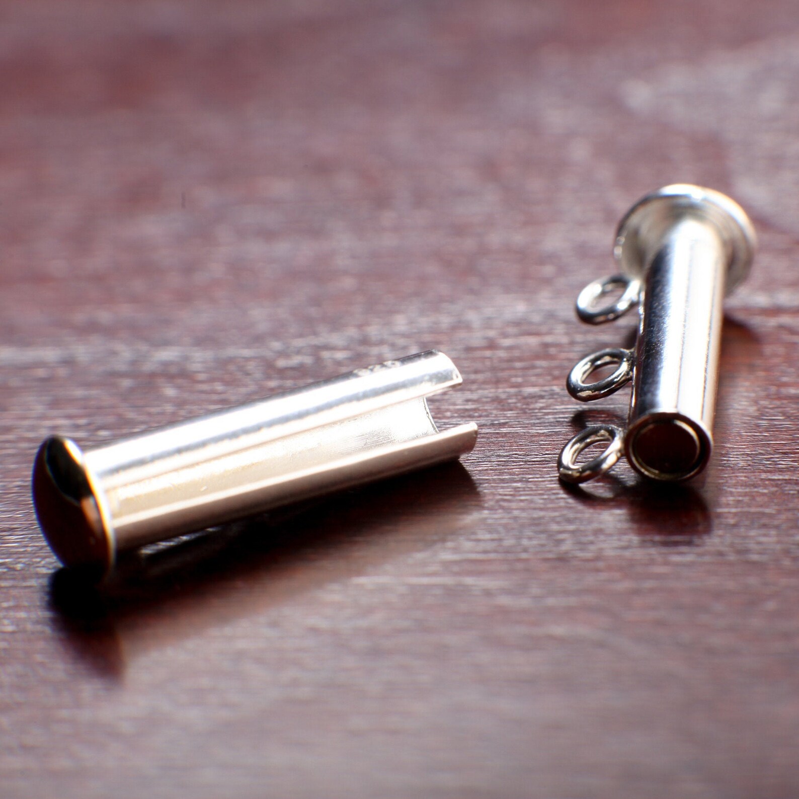 3 Loop Slide Bar Clasp 18mm 21mm 925 Sterling Etsy