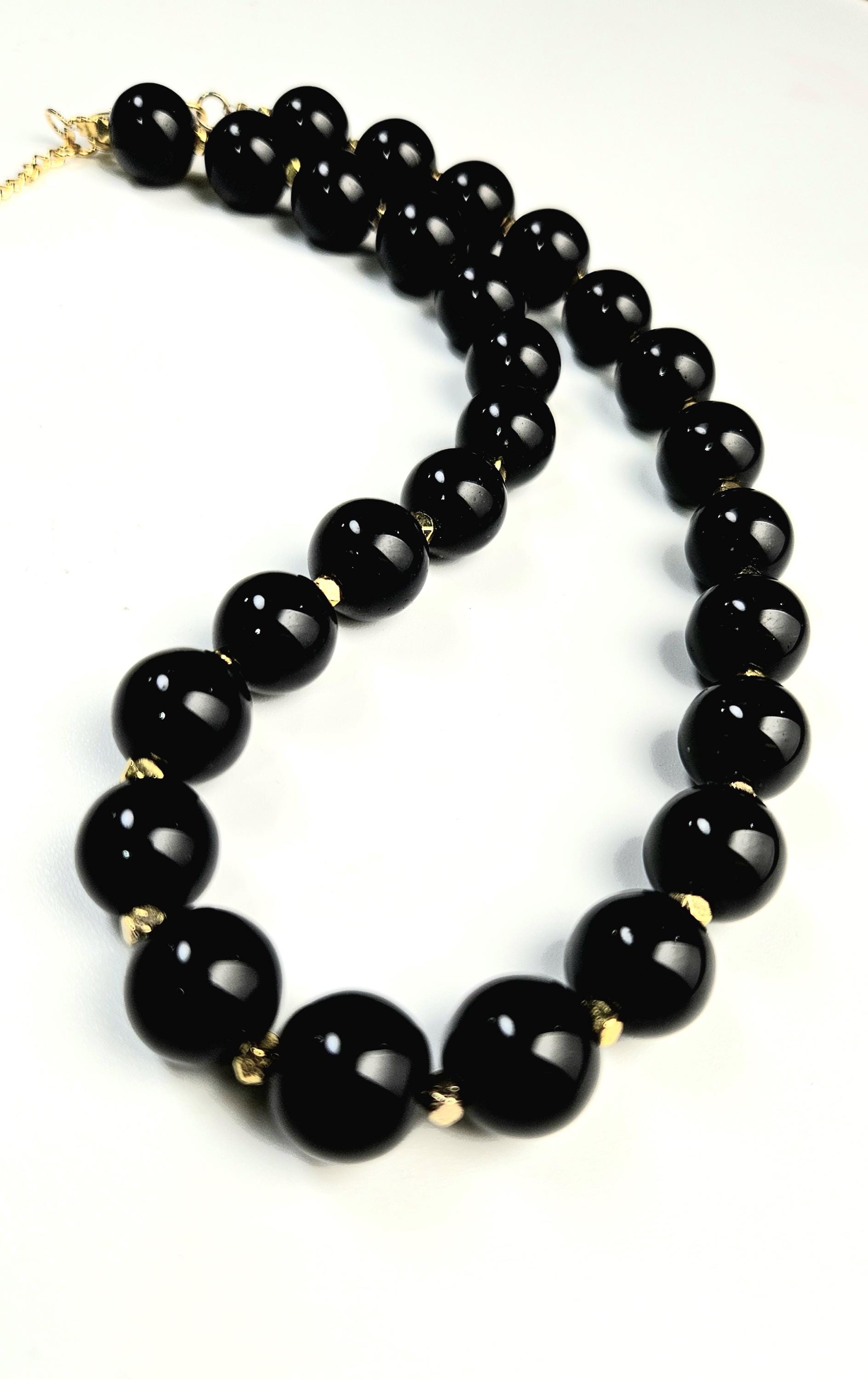 Genuine Black Onyx 14mm 18