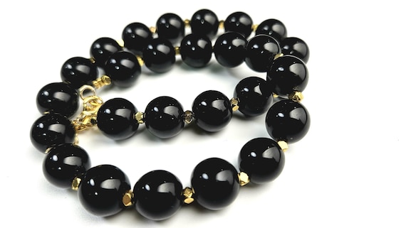 Genuine Black Onyx 14mm 18