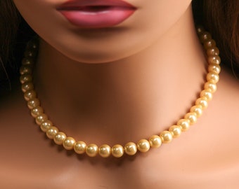 Set Di Ciambelle In Madreperla Bianca Dei Mari Del Sud E Perle - Foto 12