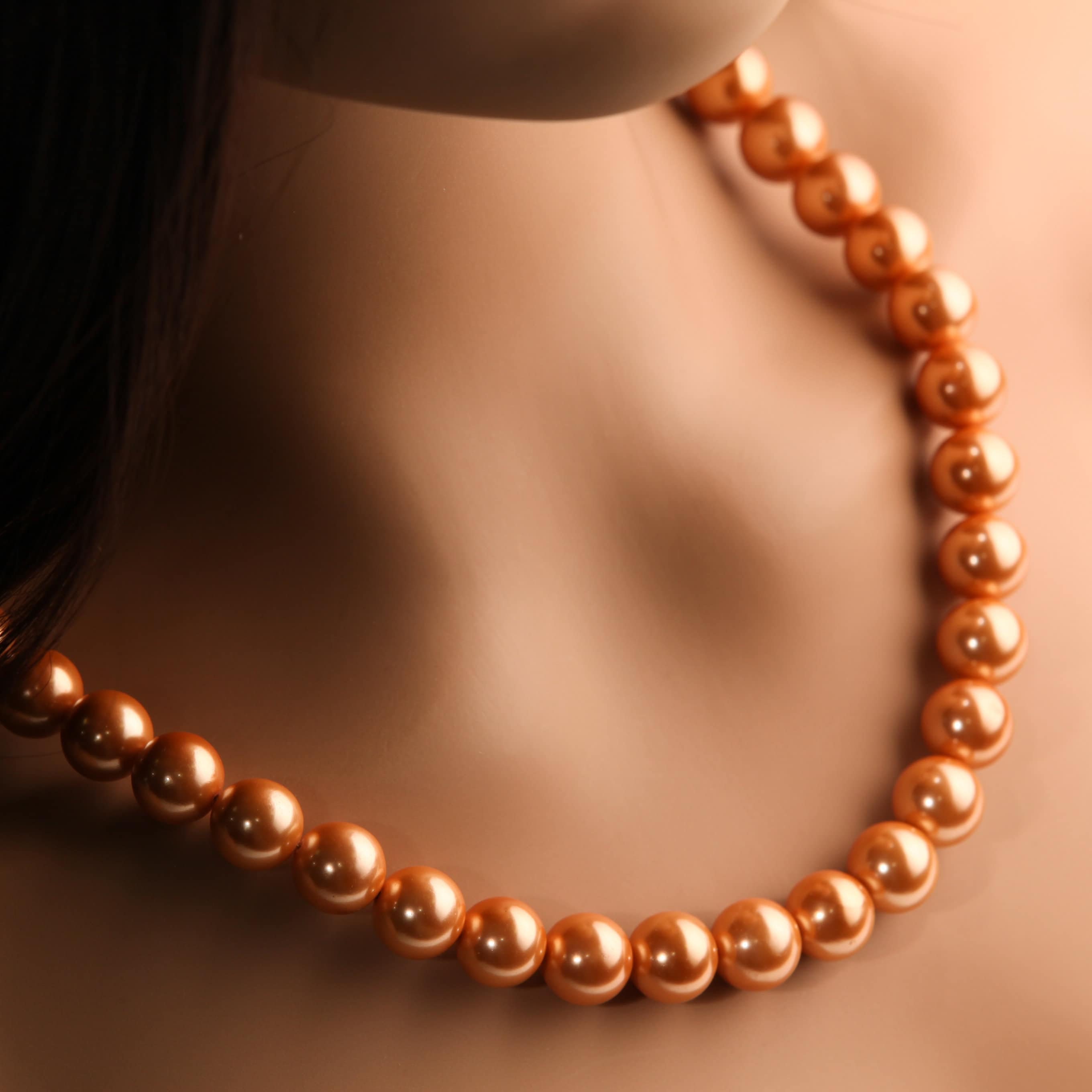 Ciondolo Conchiglia Con Perle Multicolore - Gioielli - Ciondoli - D - Foto 5