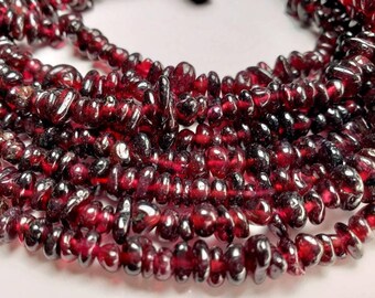 100% Natural 5.5mm Genuine Red Garnet Round Gemstone Loose Beads 15"AA+ 