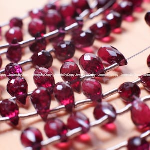 Création Pendentif Grenat Rhodolite Or Blanc 750/1000 | Bijouterie