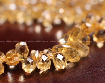 14X10MM CITRINE QUARTZ GEMSTONE TEARDROP LOOSE BEADS 7.5" 14X10MM CITRINE QUARTZ GEMSTONE TEARDROP LOOSE BEADS 7.5"
