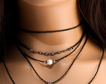 【BLACKPURPLE】Cozy Bear Choker Drop Necklace BLACKPURPLE (ブラックパープル) - Cozy Bear Choker Drop