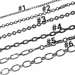3 feet  gunmetal black chain for jewelry making supplies,curb,rolo,flat cable,long cable,rectangle link, oval link chain,sell by 1 yard, 36&quot;