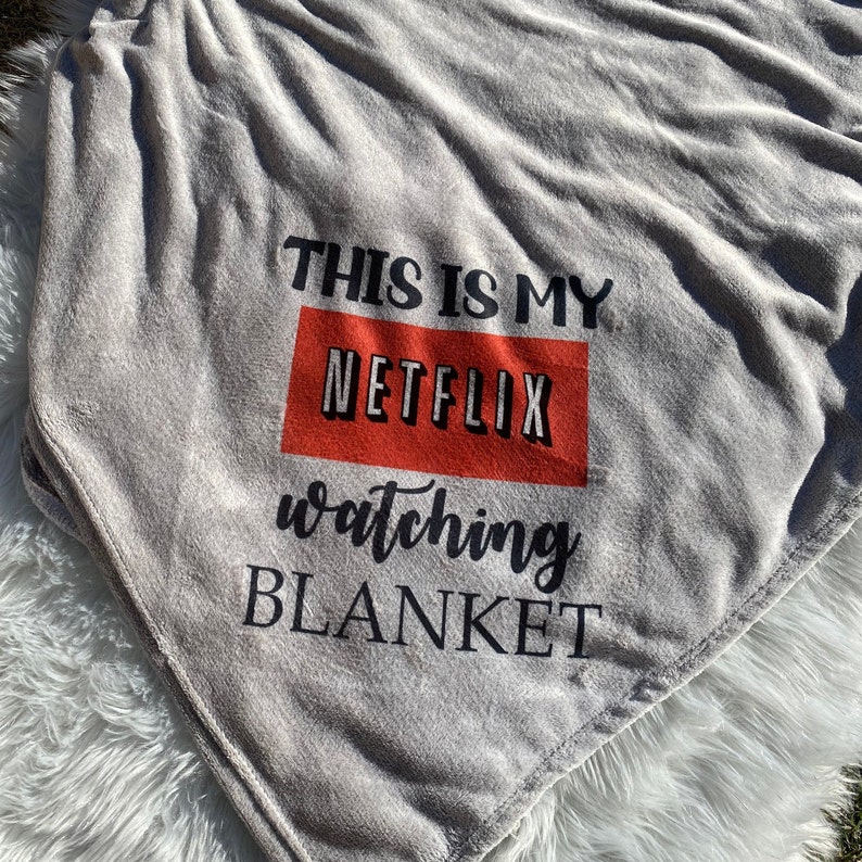 Netflix Blanket This Is My Netflix Watching Blanket Etsy