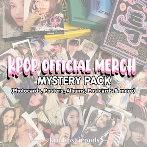 Kpop Official Merch - MYSTERY PACK (Official Photocards, Postcards, Stickers, Albums, Merch etc.)
