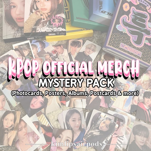 Kpop Official Merch - MYSTERY PACK (Official Photocards, Postcards, Stickers, Albums, Merch etc.)
