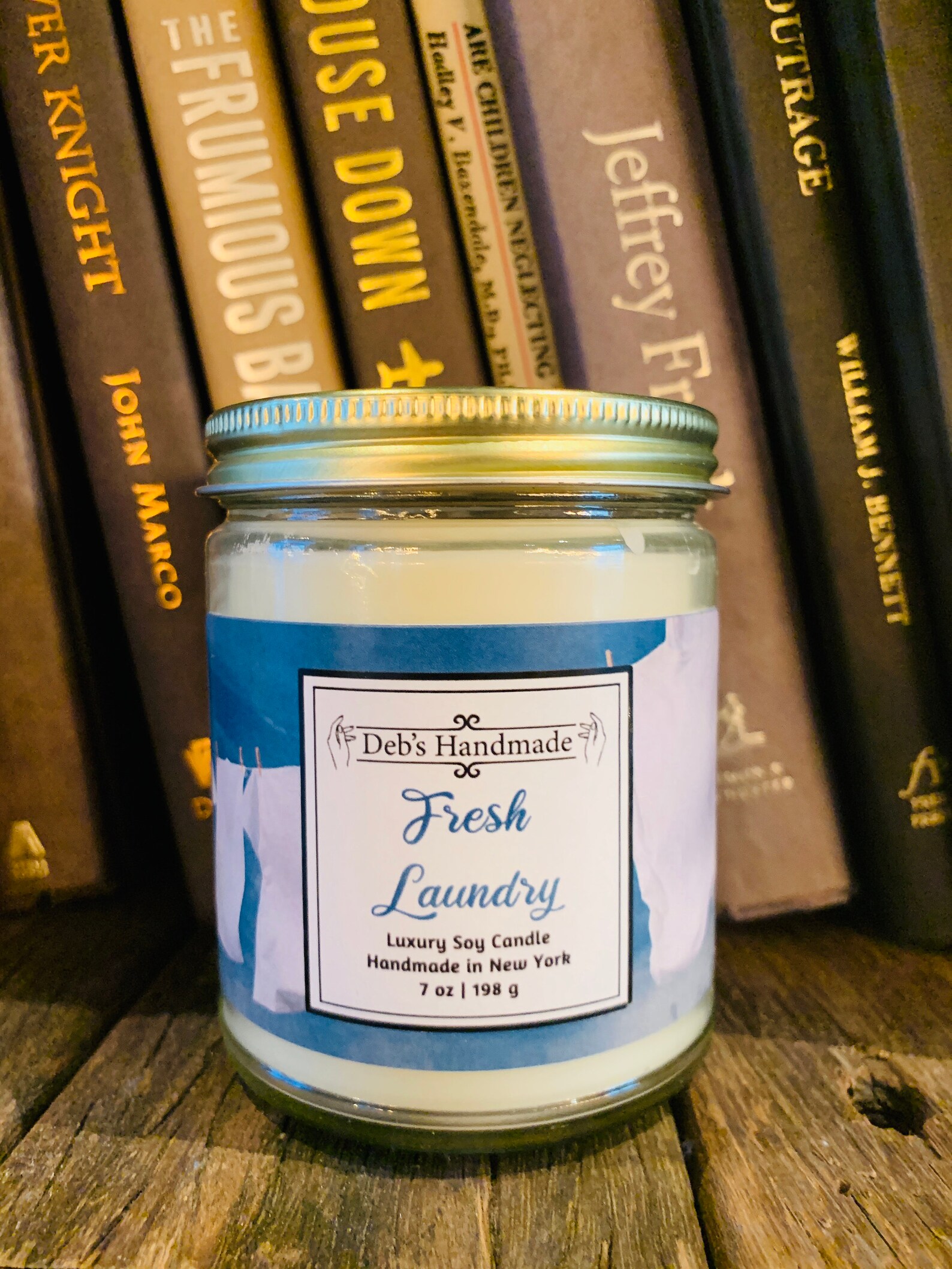 Fresh Laundry Soy Candles Clean Linen Scented Cozy Home Decor Etsy