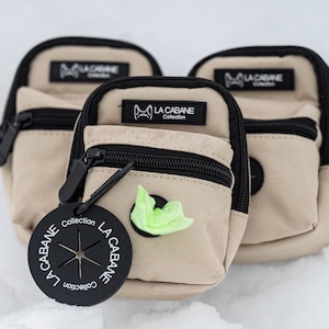 Beige Dog Pouch | Pouch | Beige | Dog Beige Poop Bag | Poop Bag Pouch | Beige bag | Dog Accessories | Bag For Poop
