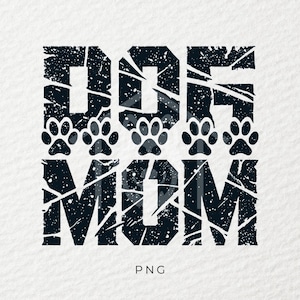 Dog Mom png, Dog png, chien png, Autocollant png, Sublimation, Tasse png, Tendance png, T-shirt png, DTF, PNG, Transparent, DogMom Gift, HTV