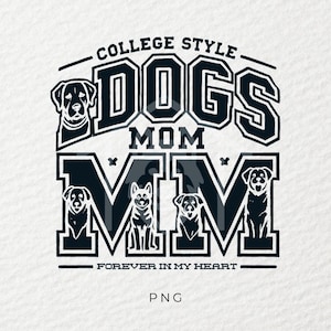 Dog Mom png, Dog png, chien png, Autocollant png, Sublimation, Tasse png, Tendance png, T-shirt png, DTF, PNG, Transparent, DogMom Gift