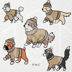 Dog Winter png, Dog png, chien png, Autocollant png, Sublimation, Tasse png, Tendance png, T-shirt png, DTF, PNG, Transparent, DogMom Gift