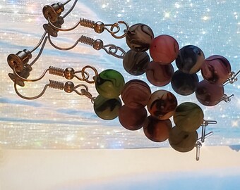 Boucles d’oreilles perlées