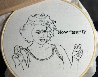 Aro de bordado Ilana de Broad City