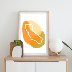 CUSTOM State Abstract Shapes Print [Digital Print]