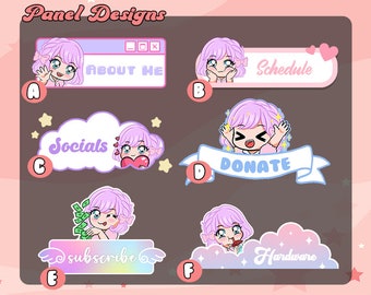 Custom Chibi Panels Twitch