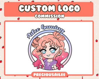 Custom Animated/Static Logo Stream Chibi