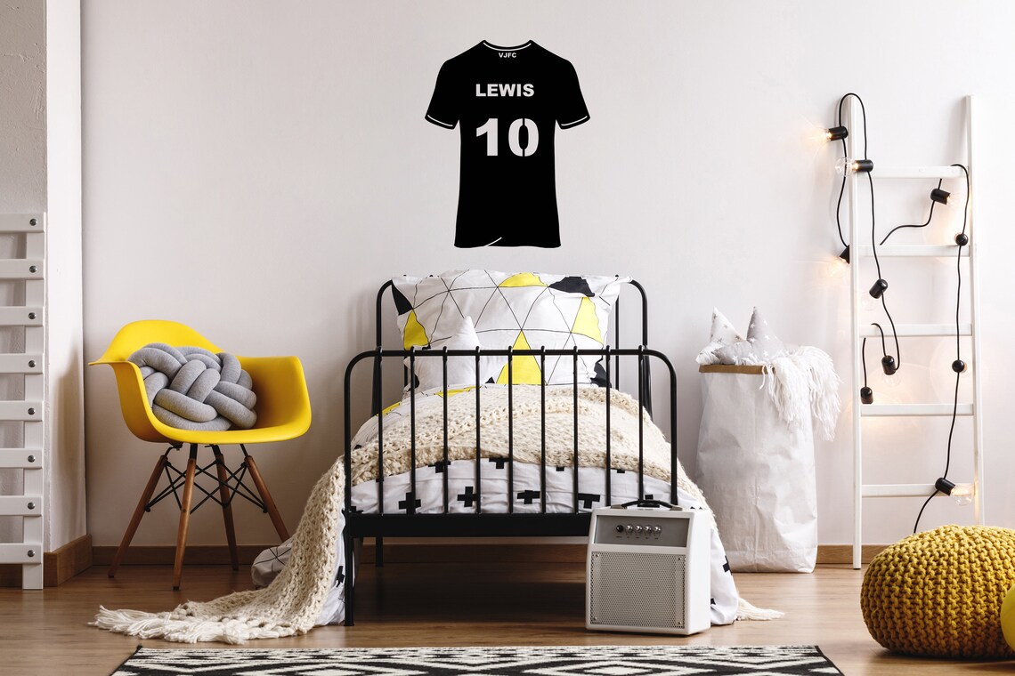 Football Shirt Wall Art Fully Customisable Etsy UK