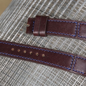 Brown Horween Leather Watch Strap. Re.ver.so watch strap style
