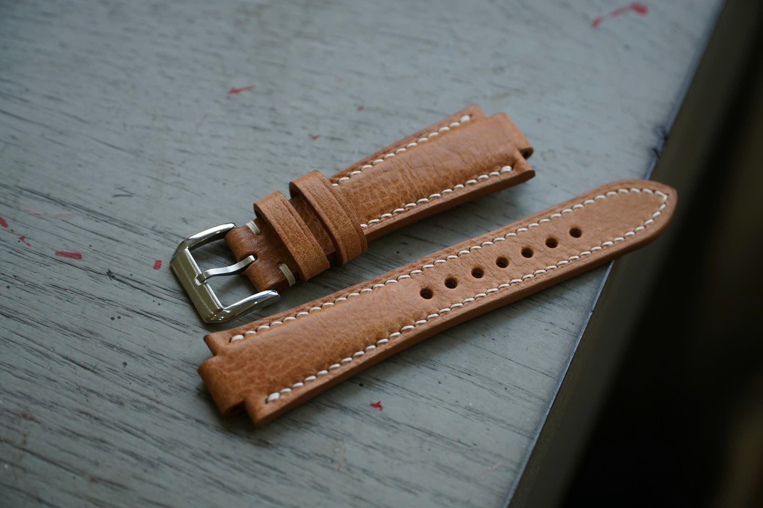 Tissot prx 35mm leather strap - Etsy 日本