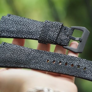 Uhrenarmband nach Maß für Bell&Ross - Uhrenarmband Rochenleder