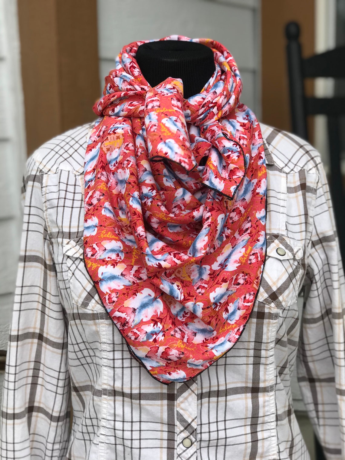 Wild Rag Scarf Western Scarf Cowboy Scarf Cowgirl Scarf Etsy