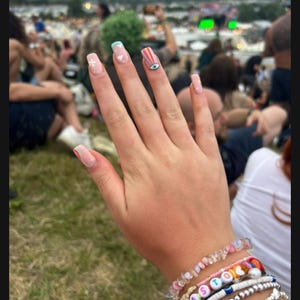 Handmade Agate Crystal Glastonbury Bracelet: Festival Jewellery image 6
