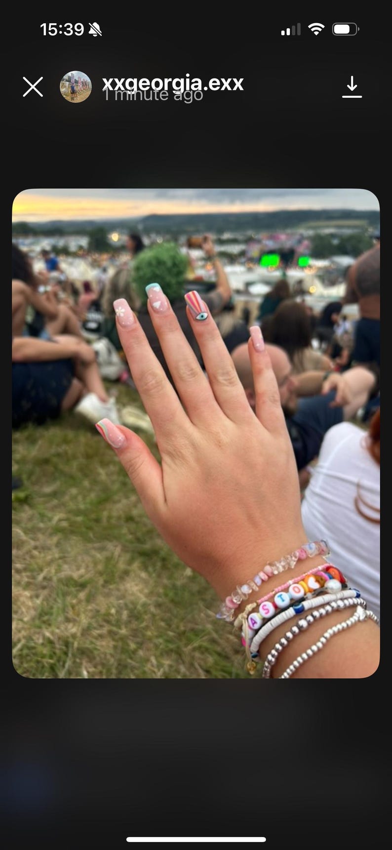 Handmade Agate Crystal Glastonbury Bracelet: Festival Jewellery image 6