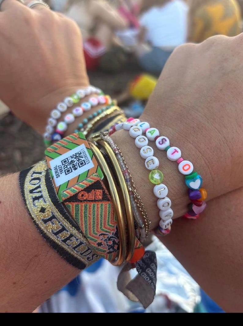 Handmade Agate Crystal Glastonbury Bracelet: Festival Jewellery image 9