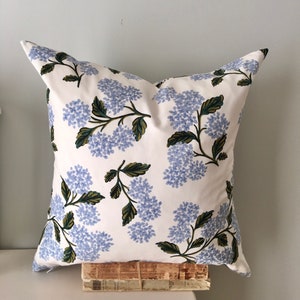 Cotton Pillow Cover - Wildwood Peonies White - Rifle Paper Co.