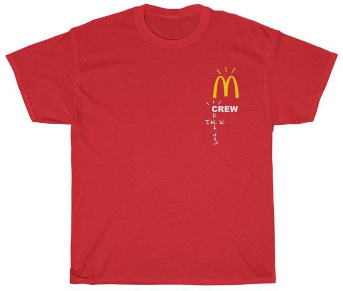 Travis Scott Cactus Jack Mcdonalds T 